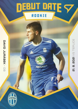 David Jurasek Mlada Boleslav SportZoo FORTUNA:LIGA 2021/22 2. serie Debut Date Rookie /199 #DR12